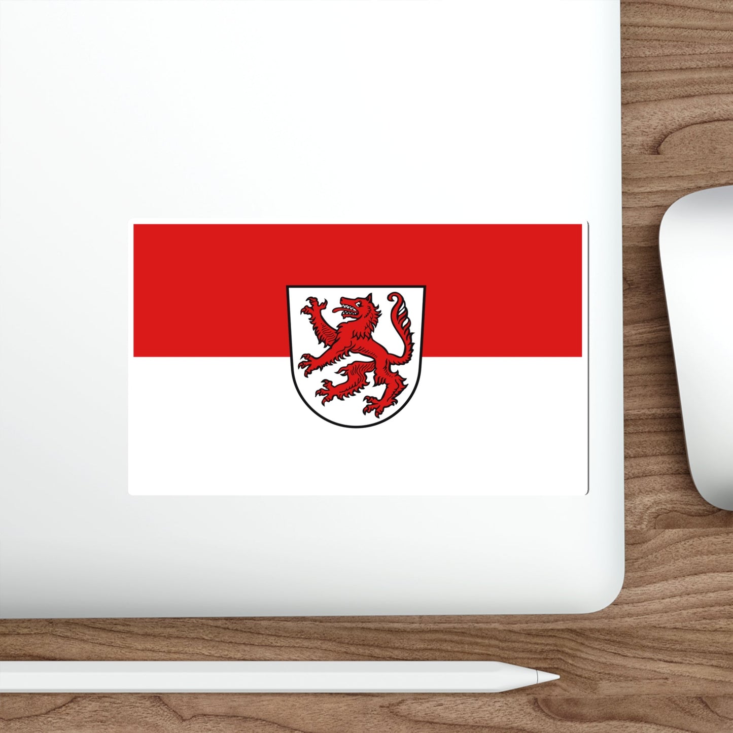 Flag of Passau 2 Germany STICKER Vinyl Die-Cut Decal-The Sticker Space