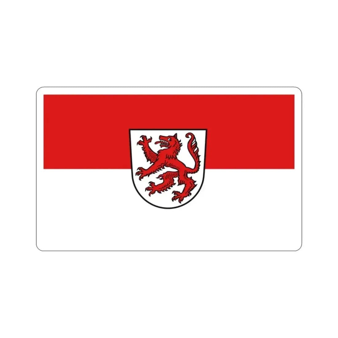 Flag of Passau 2 Germany STICKER Vinyl Die-Cut Decal - The Sticker Space