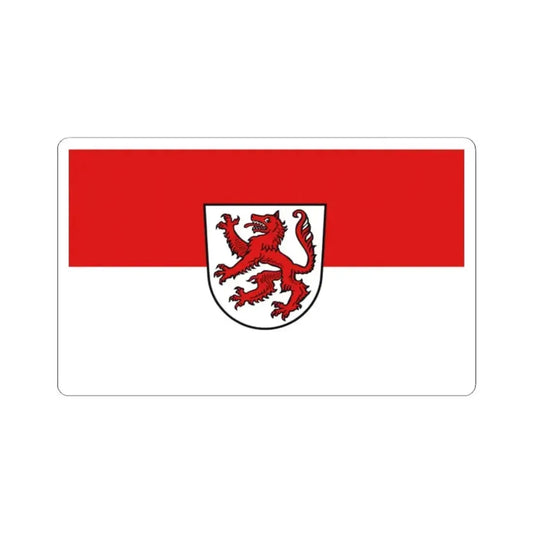 Flag of Passau 2 Germany - STICKER Vinyl Kiss-Cut Decal 2 Inch White - The Sticker Space