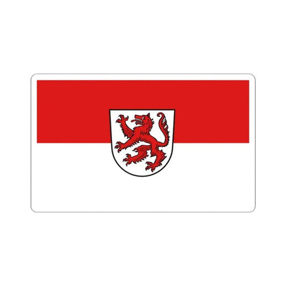 Flag of Passau 2 Germany - STICKER Vinyl Kiss-Cut Decal 4 Inch White - The Sticker Space