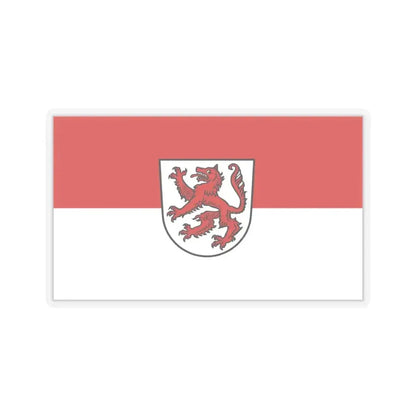 Flag of Passau 2 Germany - STICKER Vinyl Kiss-Cut Decal 6 Inch Transparent - The Sticker Space