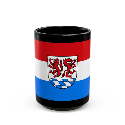 Flag of Passau Germany - Black Coffee Mug-15oz-The Sticker Space