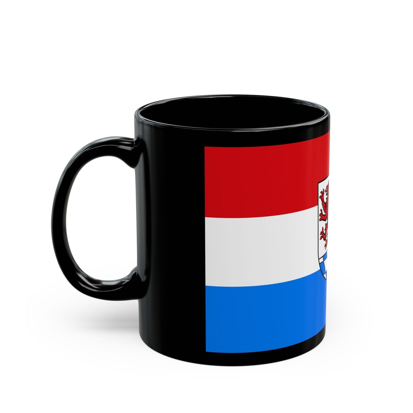 Flag of Passau Germany - Black Coffee Mug-The Sticker Space