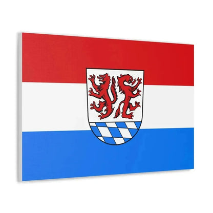 Flag of Passau Germany - Canvas Wall Art - The Sticker Space
