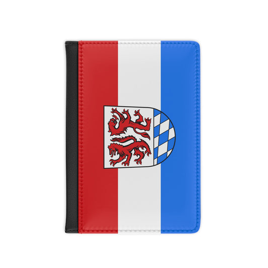 Flag of Passau Germany - Passport Holder-3.9" x 5.8"-The Sticker Space