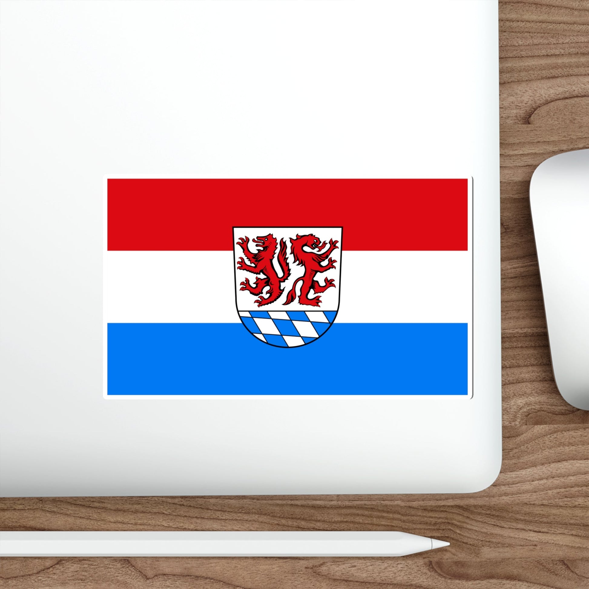 Flag of Passau Germany STICKER Vinyl Die-Cut Decal-The Sticker Space