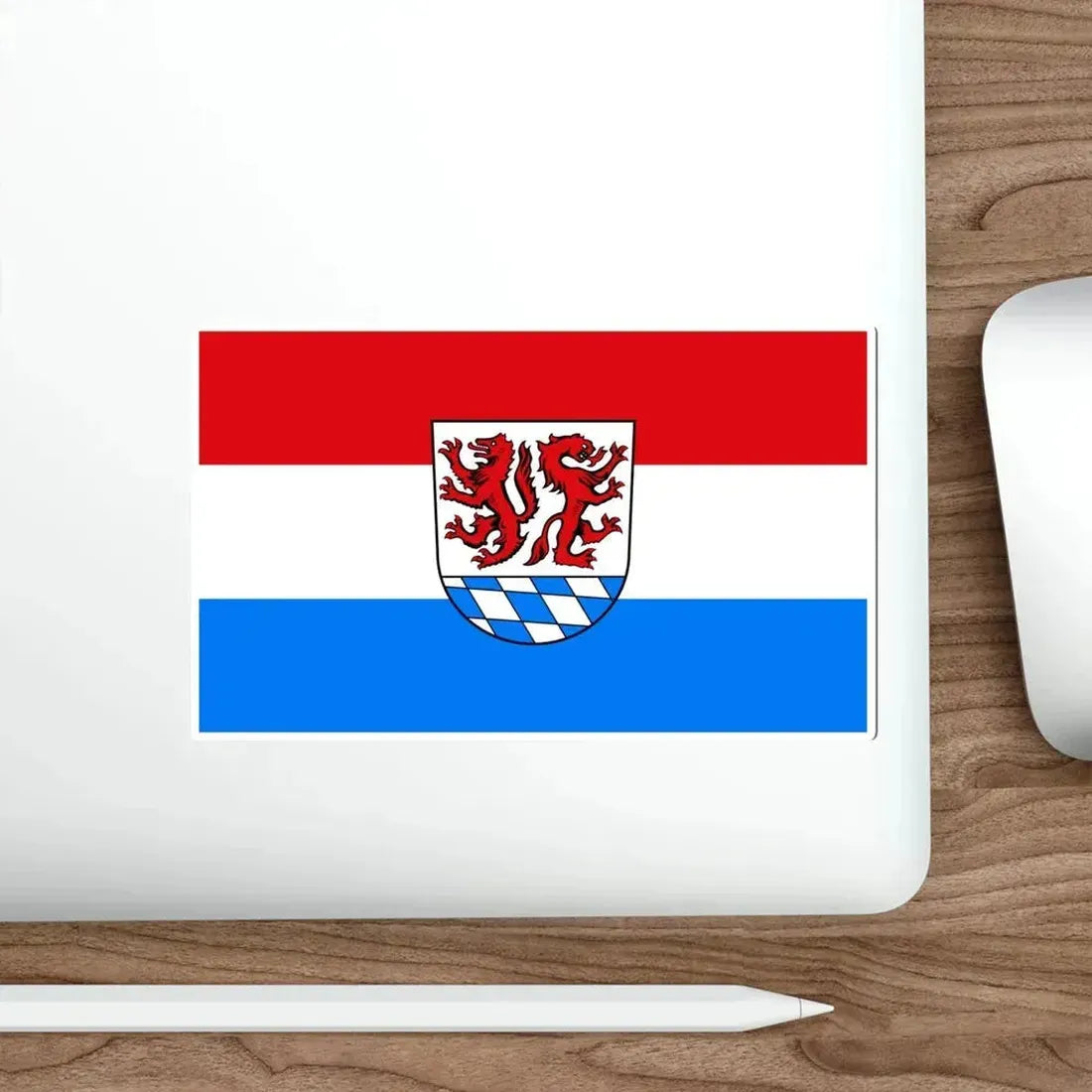 Flag of Passau Germany STICKER Vinyl Die-Cut Decal - The Sticker Space