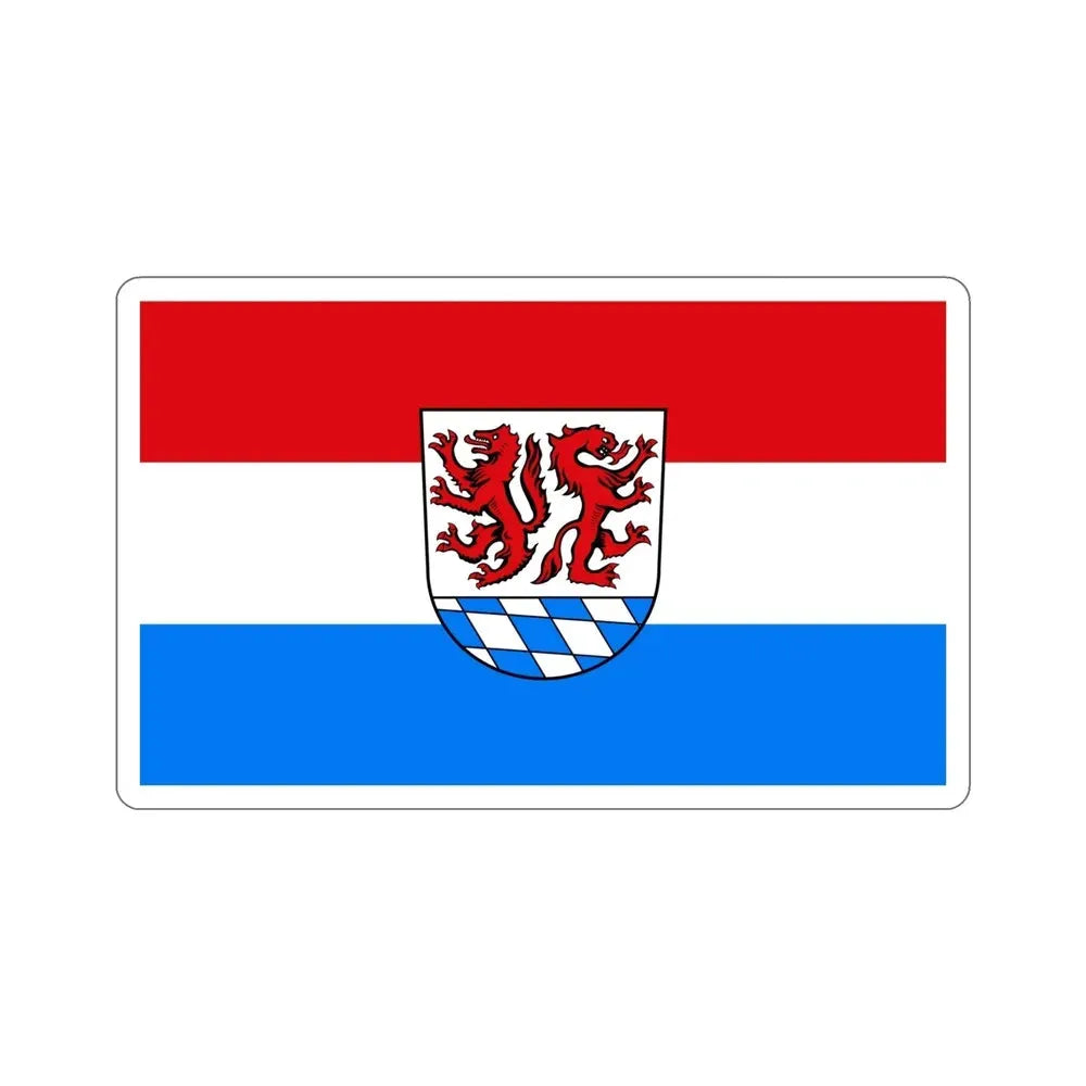 Flag of Passau Germany STICKER Vinyl Die-Cut Decal - The Sticker Space