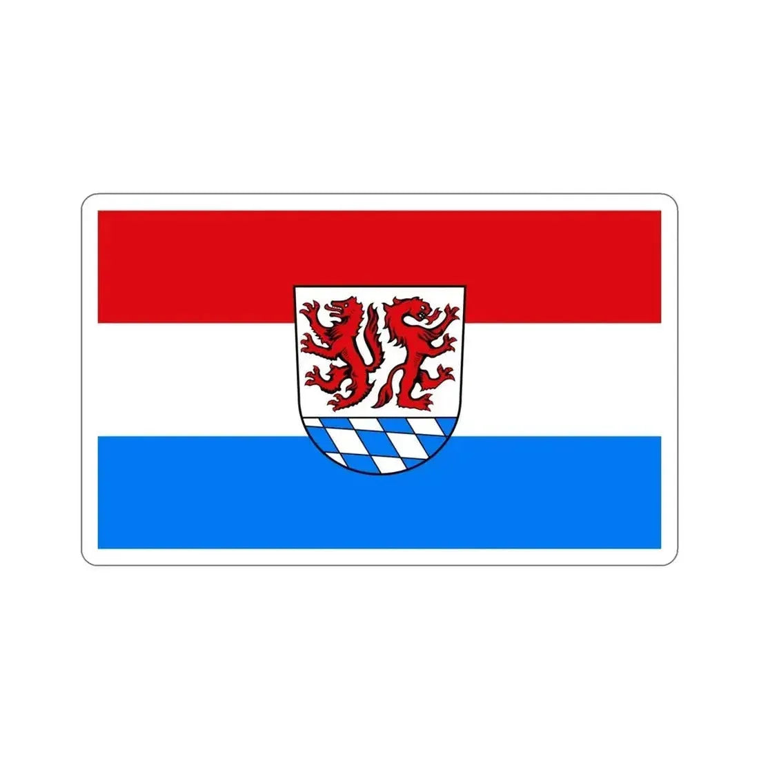 Flag of Passau Germany STICKER Vinyl Die-Cut Decal - The Sticker Space