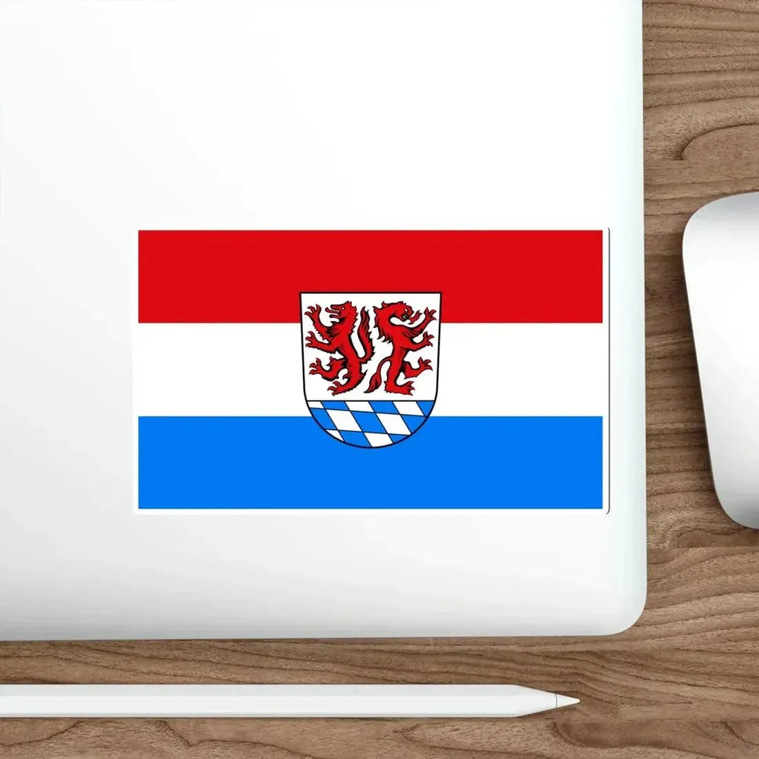 Flag of Passau Germany STICKER Vinyl Die-Cut Decal - The Sticker Space