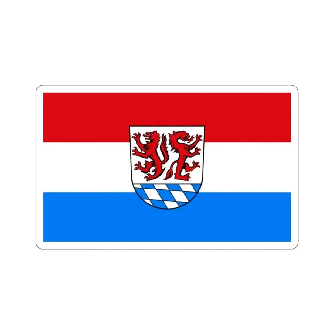 Flag of Passau Germany STICKER Vinyl Die-Cut Decal - The Sticker Space