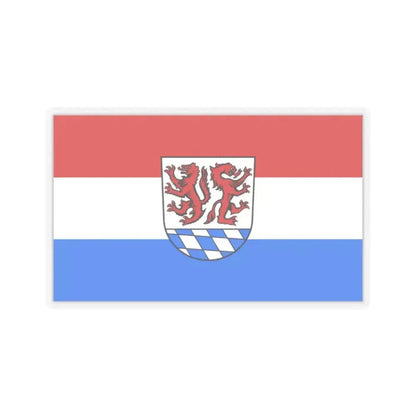 Flag of Passau Germany - STICKER Vinyl Kiss-Cut Decal 2 Inch Transparent - The Sticker Space