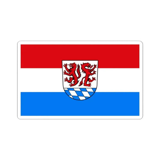 Flag of Passau Germany - STICKER Vinyl Kiss-Cut Decal 2 Inch White - The Sticker Space