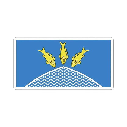 Flag of Pastavy (Belarus) STICKER Vinyl Kiss-Cut Decal 6 Inch White - The Sticker Space