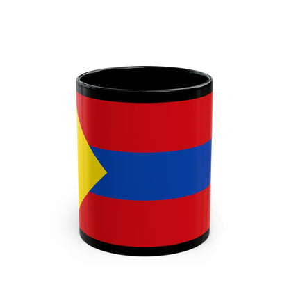 Flag of Pasto Colombia - Black Coffee Mug-11oz-The Sticker Space