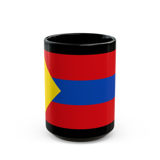 Flag of Pasto Colombia - Black Coffee Mug-15oz-The Sticker Space