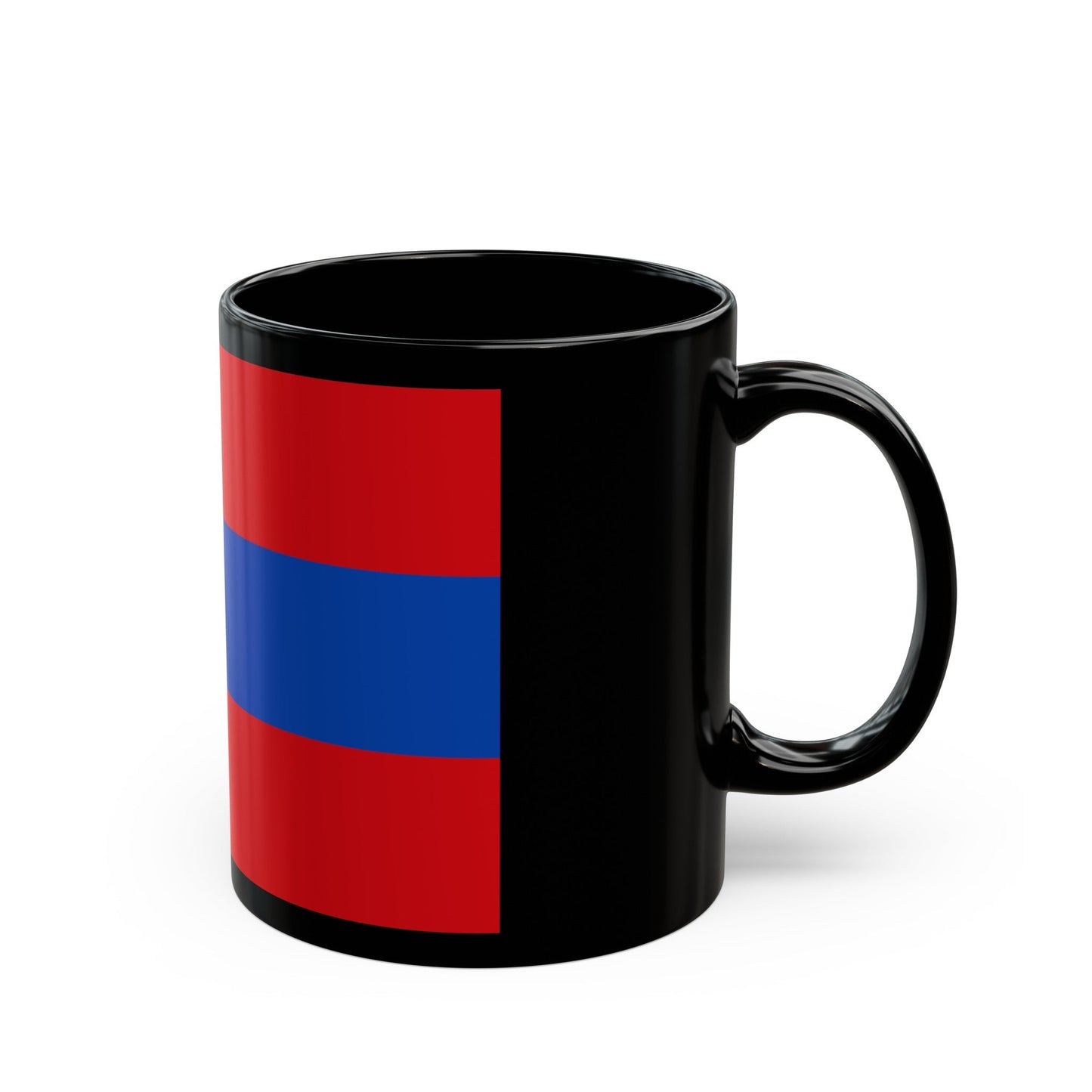 Flag of Pasto Colombia - Black Coffee Mug-The Sticker Space