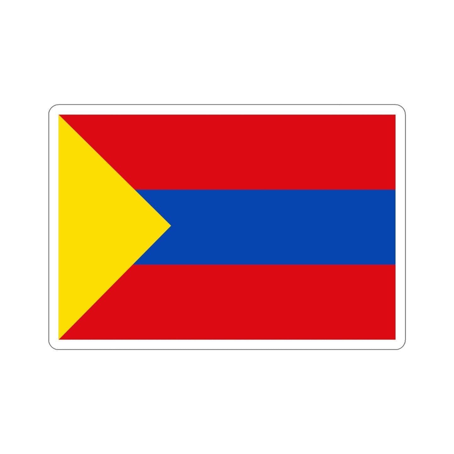 Flag of Pasto Colombia STICKER Vinyl Die-Cut Decal-4 Inch-The Sticker Space