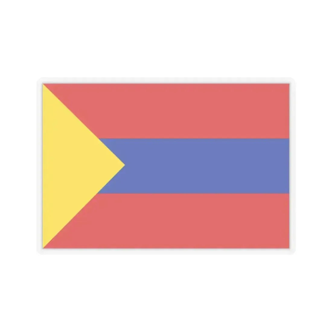 Flag of Pasto Colombia - STICKER Vinyl Kiss-Cut Decal 2 Inch Transparent - The Sticker Space