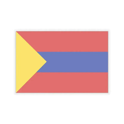Flag of Pasto Colombia - STICKER Vinyl Kiss-Cut Decal 3 Inch Transparent - The Sticker Space