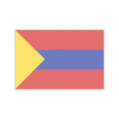 Flag of Pasto Colombia - STICKER Vinyl Kiss-Cut Decal 4 Inch Transparent - The Sticker Space