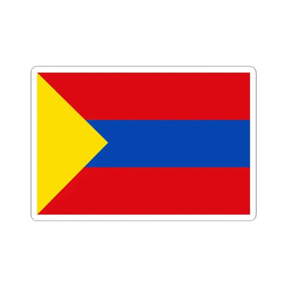 Flag of Pasto Colombia - STICKER Vinyl Kiss-Cut Decal 4 Inch White - The Sticker Space