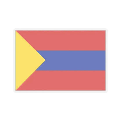 Flag of Pasto Colombia - STICKER Vinyl Kiss-Cut Decal 6 Inch Transparent - The Sticker Space