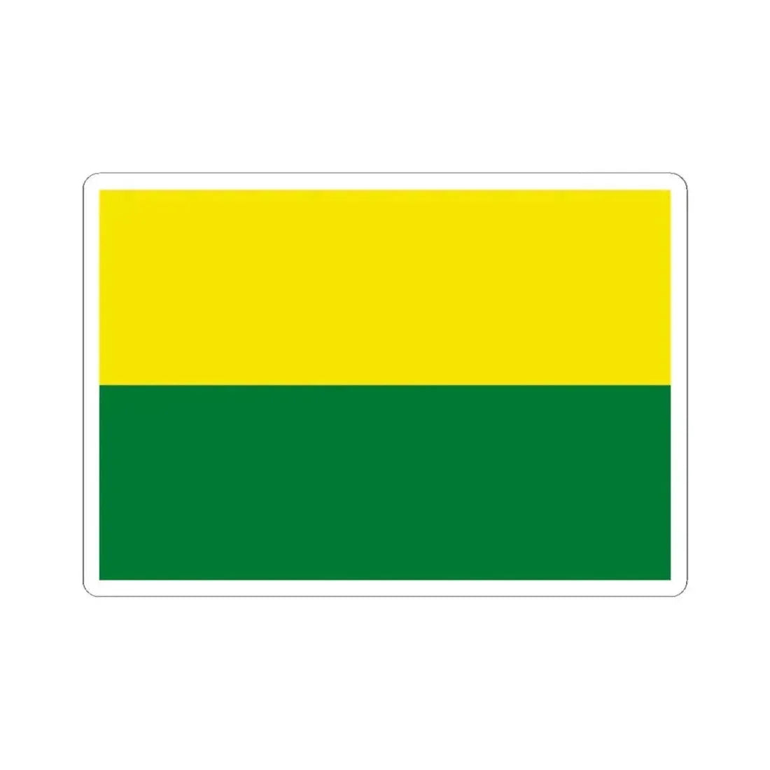 Flag of Patacamaya Bolivia (Bolivia) STICKER Vinyl Kiss-Cut Decal 3 Inch White - The Sticker Space