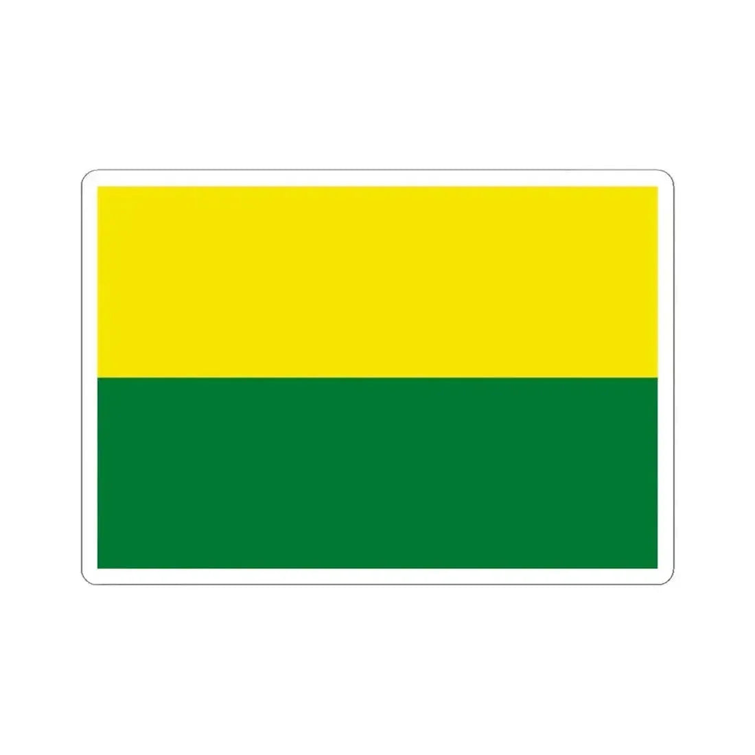 Flag of Patacamaya Bolivia (Bolivia) STICKER Vinyl Kiss-Cut Decal 4 Inch White - The Sticker Space