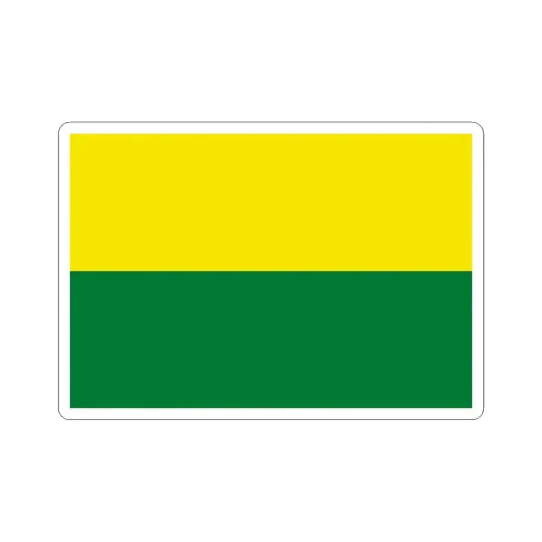 Flag of Patacamaya Bolivia (Bolivia) STICKER Vinyl Kiss-Cut Decal 6 Inch White - The Sticker Space