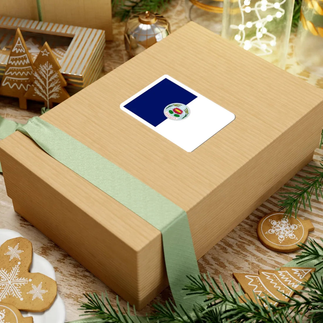 Flag of Pathum Thani (Thailand) STICKER Vinyl Kiss-Cut Decal - The Sticker Space