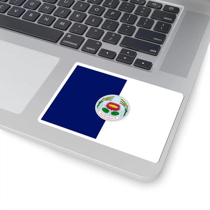 Flag of Pathum Thani (Thailand) STICKER Vinyl Kiss-Cut Decal - The Sticker Space