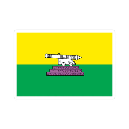 Flag of Pattani Province (Thailand) STICKER Vinyl Kiss-Cut Decal 3 Inch White - The Sticker Space