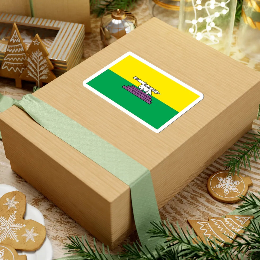 Flag of Pattani Province (Thailand) STICKER Vinyl Kiss-Cut Decal - The Sticker Space