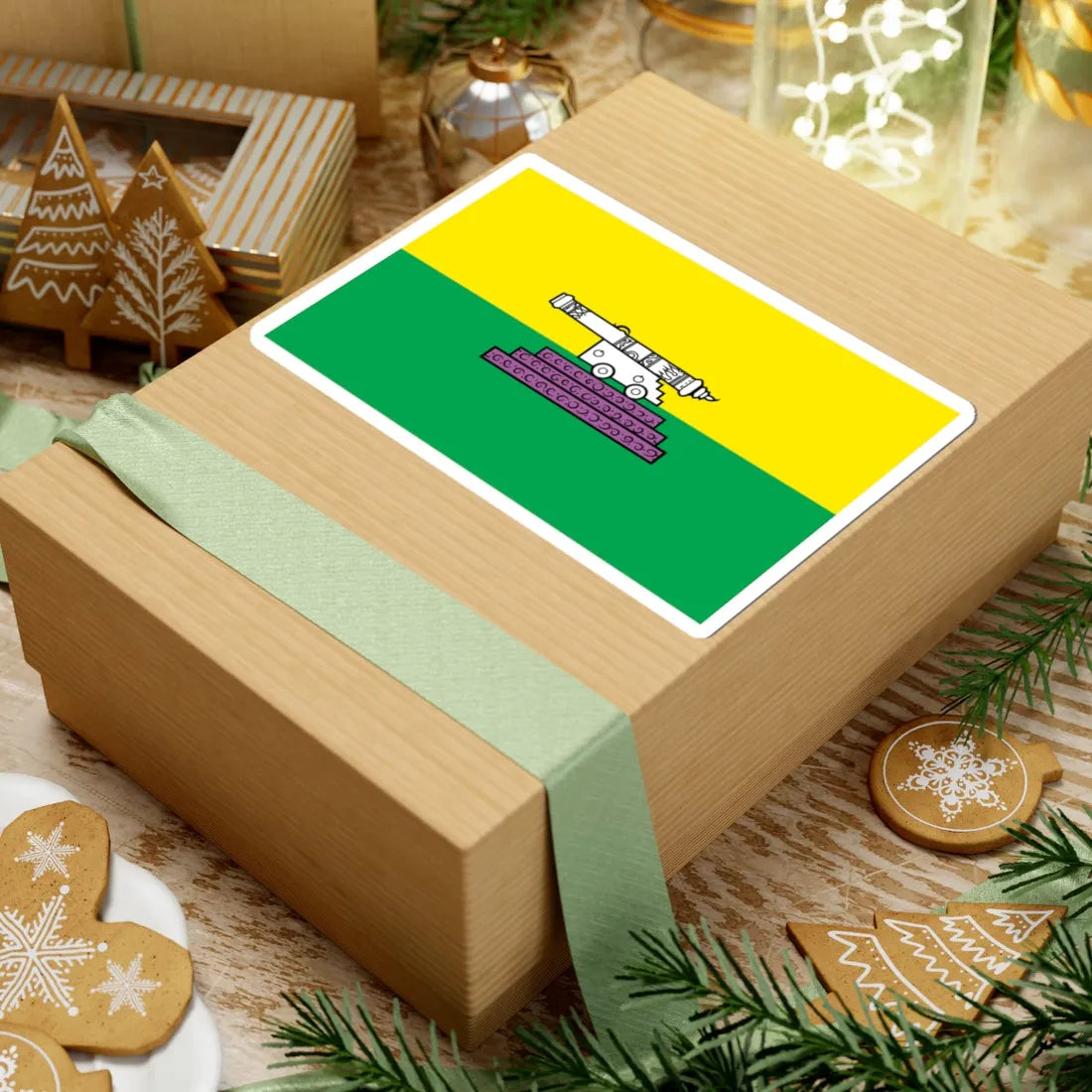 Flag of Pattani Province (Thailand) STICKER Vinyl Kiss-Cut Decal - The Sticker Space