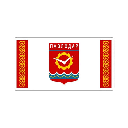 Flag of Pavlodar Kazakhstan STICKER Vinyl Die-Cut Decal 3 Inch - The Sticker Space