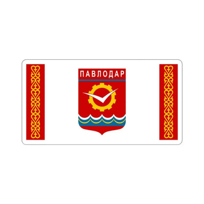 Flag of Pavlodar Kazakhstan STICKER Vinyl Die-Cut Decal - The Sticker Space