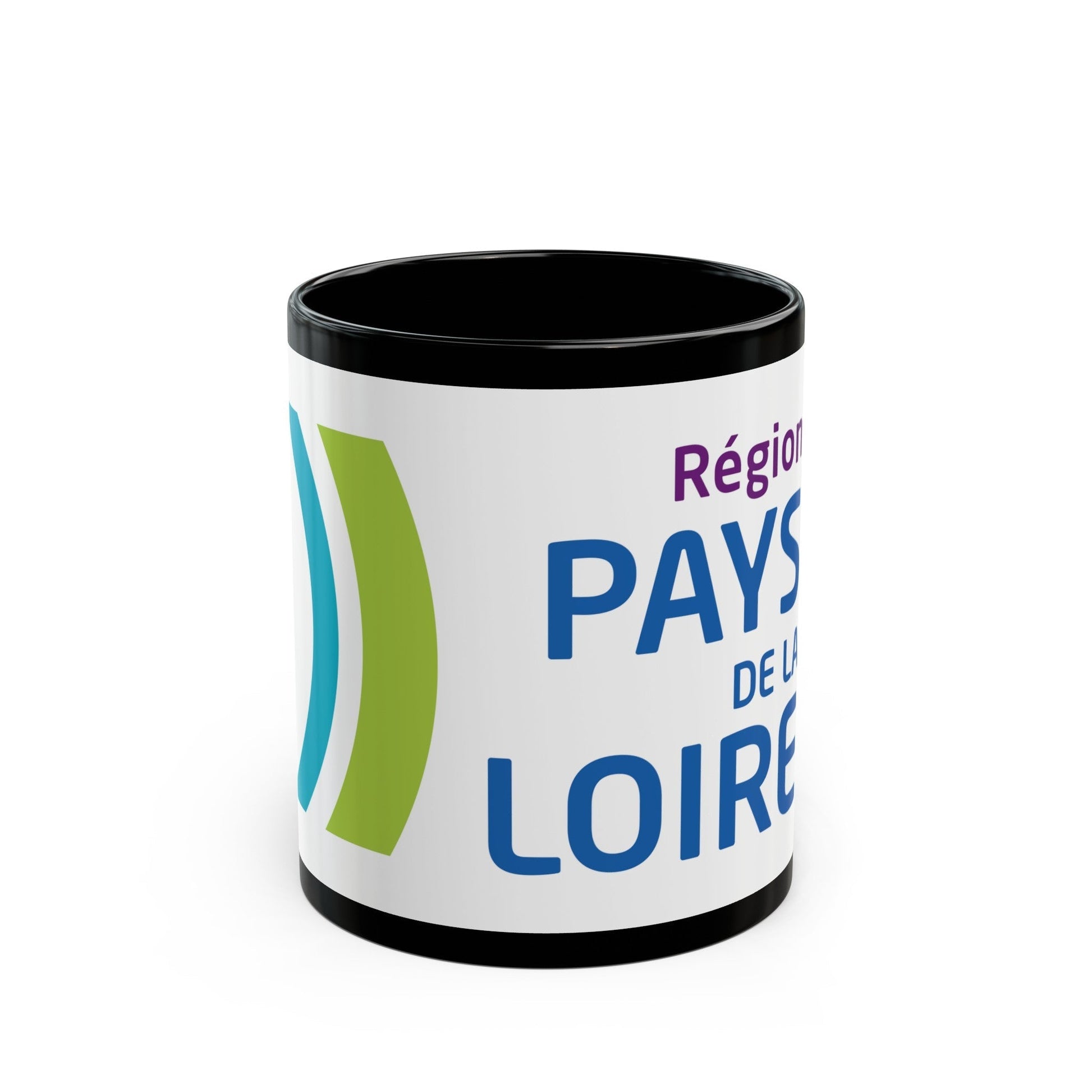 Flag of Pays de la Loire France 2 - Black Coffee Mug-11oz-The Sticker Space