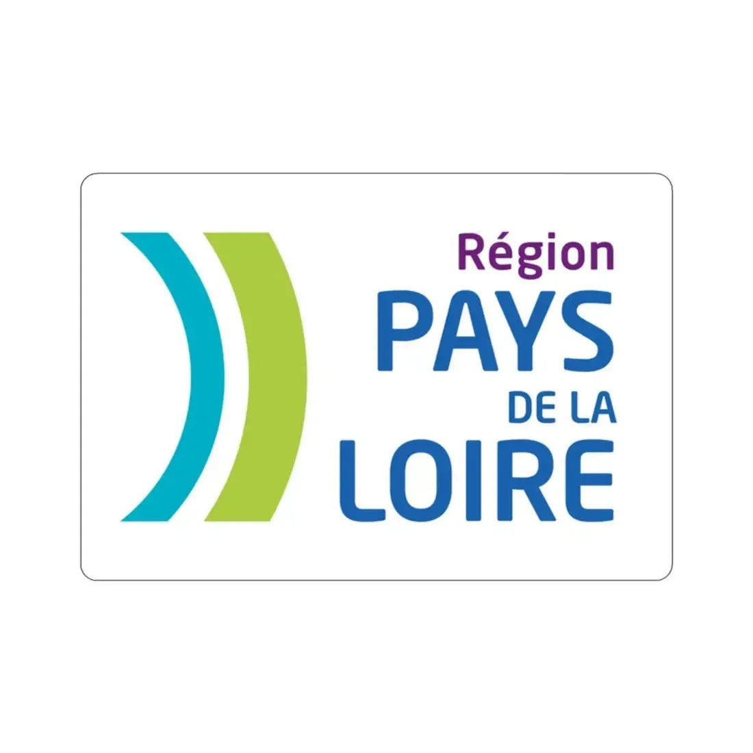 Flag of Pays de la Loire France 2 STICKER Vinyl Die-Cut Decal - The Sticker Space