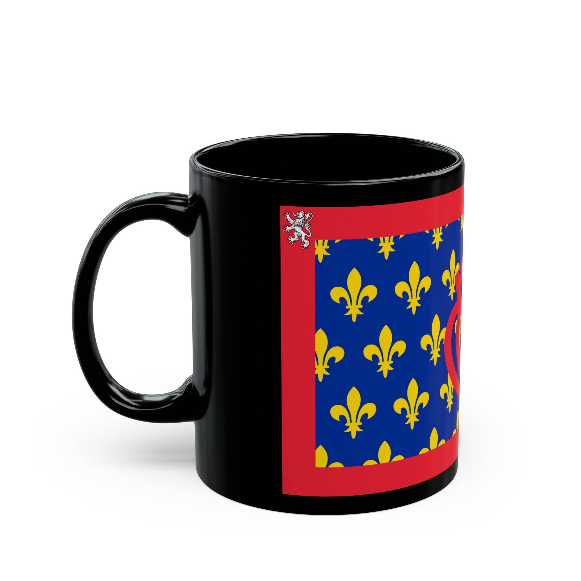 Flag of Pays de la Loire France - Black Coffee Mug-The Sticker Space