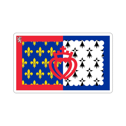 Flag of Pays de la Loire France STICKER Vinyl Die-Cut Decal-4 Inch-The Sticker Space