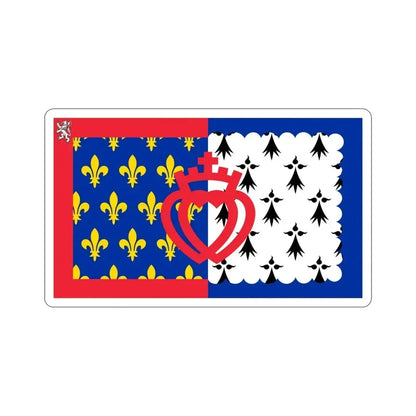 Flag of Pays de la Loire France STICKER Vinyl Die-Cut Decal 4 Inch - The Sticker Space