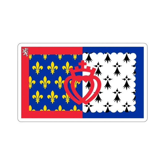 Flag of Pays de la Loire France STICKER Vinyl Die-Cut Decal 6 Inch - The Sticker Space