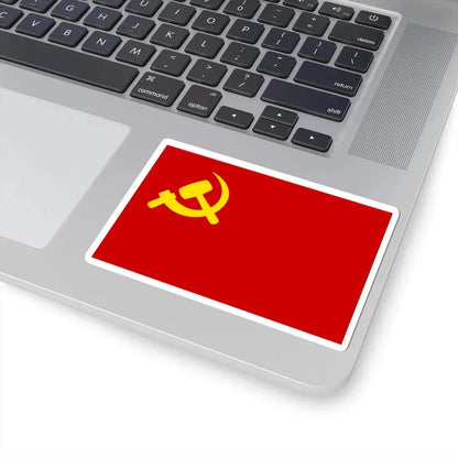 Flag of PCP-Sendero Luminoso (Peru) STICKER Vinyl Kiss-Cut Decal - The Sticker Space