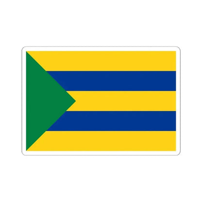 Flag of Pedernales (Ecuador) STICKER Vinyl Kiss-Cut Decal 6 Inch White - The Sticker Space