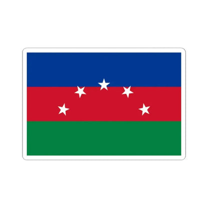 Flag of Pedro Moncayo (Ecuador) STICKER Vinyl Kiss-Cut Decal 2 Inch White - The Sticker Space