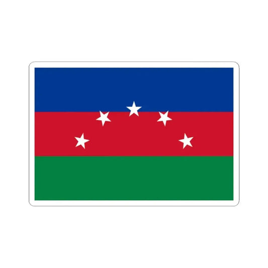 Flag of Pedro Moncayo (Ecuador) STICKER Vinyl Kiss-Cut Decal 2 Inch White - The Sticker Space