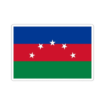 Flag of Pedro Moncayo (Ecuador) STICKER Vinyl Kiss-Cut Decal 3 Inch White - The Sticker Space