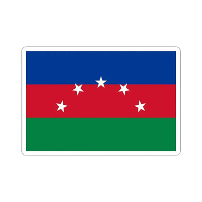 Flag of Pedro Moncayo (Ecuador) STICKER Vinyl Kiss-Cut Decal 4 Inch White - The Sticker Space