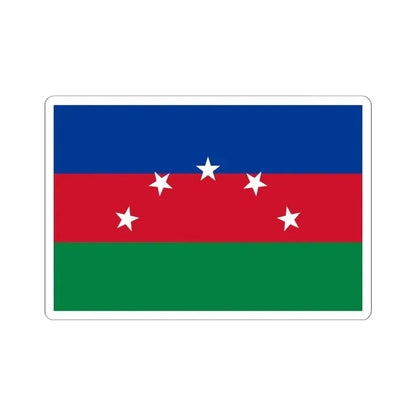 Flag of Pedro Moncayo (Ecuador) STICKER Vinyl Kiss-Cut Decal 6 Inch White - The Sticker Space